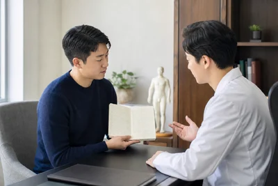 교통사고 한약치료 주의사항 진료 준비 장면
